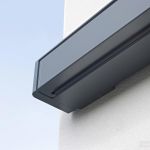 Markisenkassette in grau