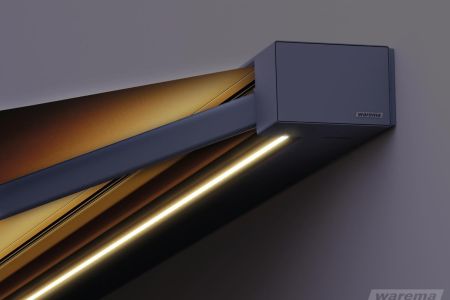 Detailaufnahme einer Warema-Markise