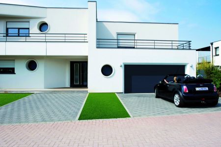 Rolltor für Garage in Anthrazit